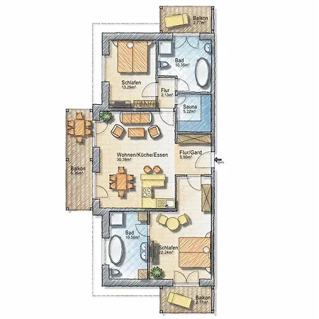 Beach Apartments Heiligenhafen شقة فندقية *