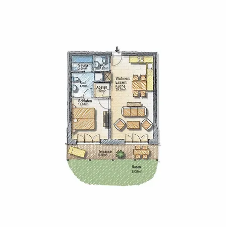 شقة فندقية Beach Apartments Heiligenhafen 4*